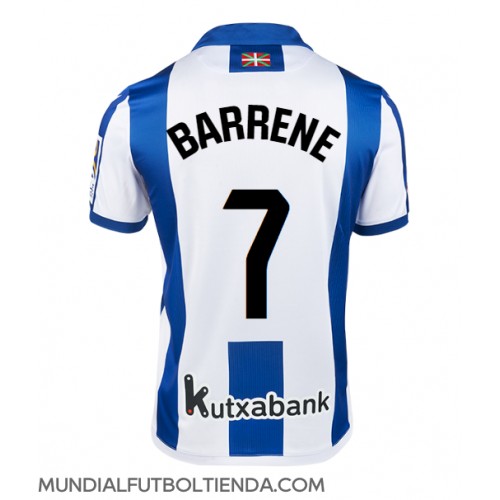 Camiseta Real Sociedad Ander Barrenetxea #7 Primera Equipación Replica 2024-25 mangas cortas